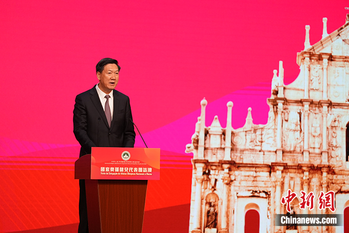 中国内地奥运健儿代表团访澳获热烈欢迎 澳门市