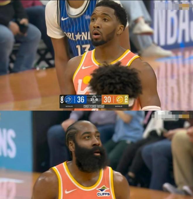 哈登26+7+12助攻率队大胜 骑士双核合砍68分破质疑